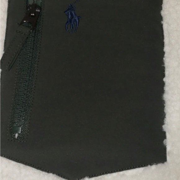 POLO Ralph Lauren Men's Full-Zip PONY Sherpa Fleece Jacket in cream (MEDIUM)-NWT - Picture 4 of 12